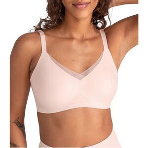 Honeylove nude crossover wireless petal pink sexy 2x bra
